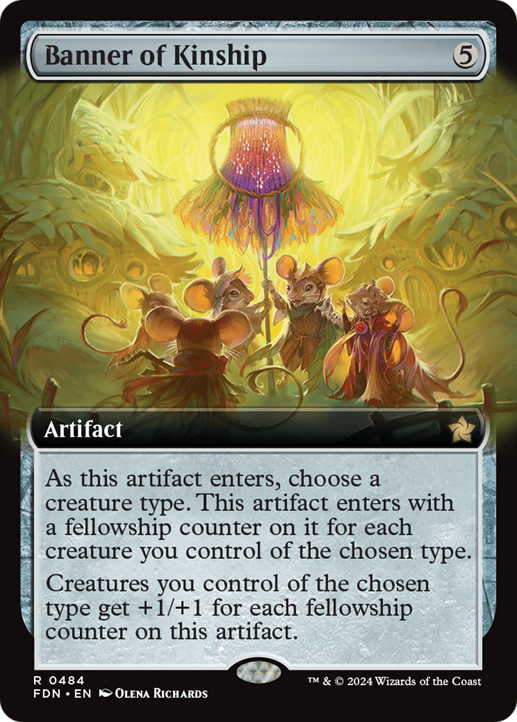Banner of Kinship (Extended Art) [Foundations] - Destination Retro