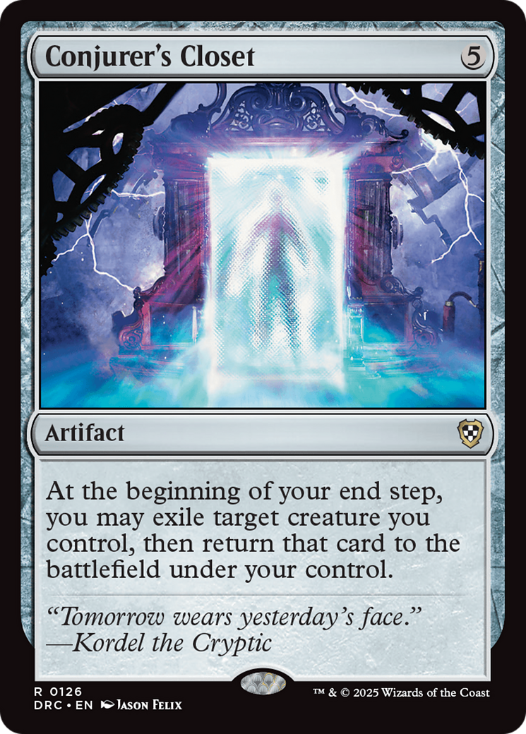 Conjurer's Closet [Aetherdrift Commander] - Destination Retro