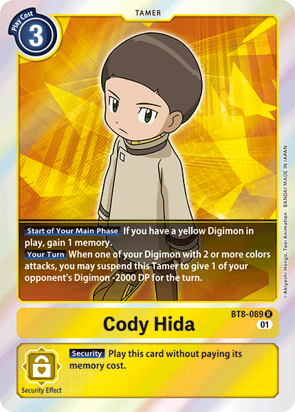 Cody Hida [BT8-089] [New Awakening] - Destination Retro