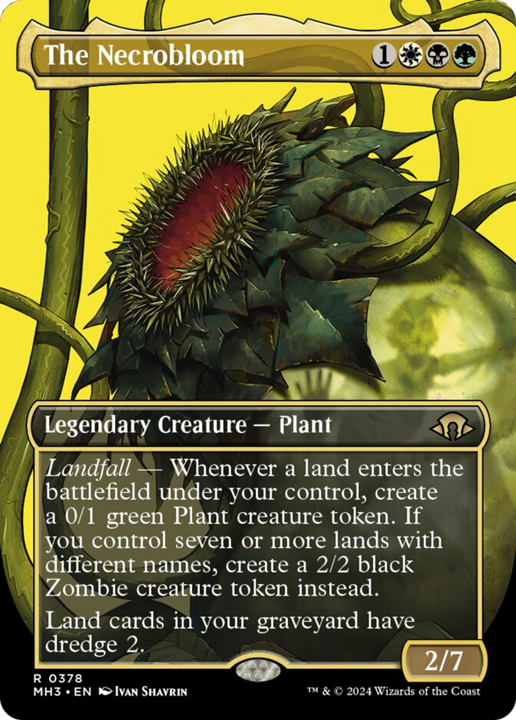 The Necrobloom (Borderless) [Modern Horizons 3] - Destination Retro