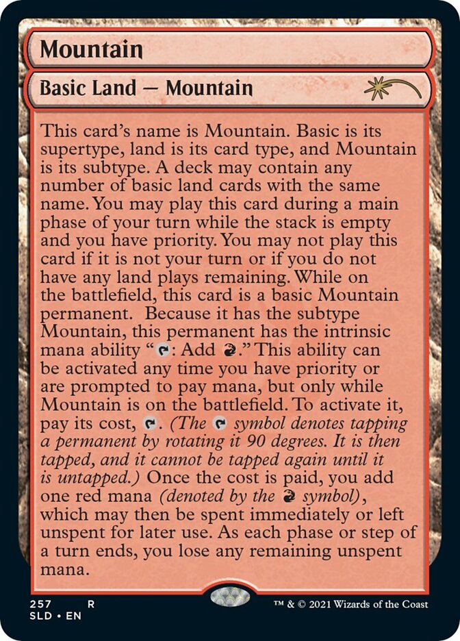 Mountain (257) [Secret Lair Drop Series] - Destination Retro