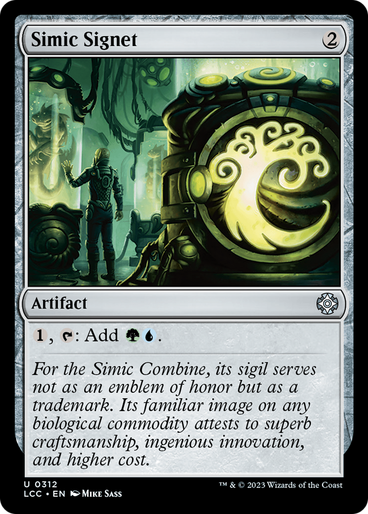 Simic Signet [The Lost Caverns of Ixalan Commander] - Destination Retro
