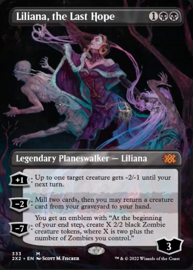 Liliana, the Last Hope (Borderless) [Double Masters 2022] - Destination Retro