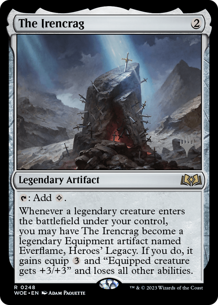 The Irencrag (Promo Pack) [Wilds of Eldraine Promos] - Destination Retro