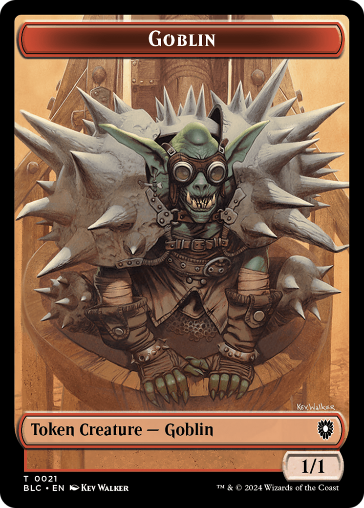 Illusion // Goblin Double-Sided Token [Bloomburrow Commander Tokens] - Destination Retro