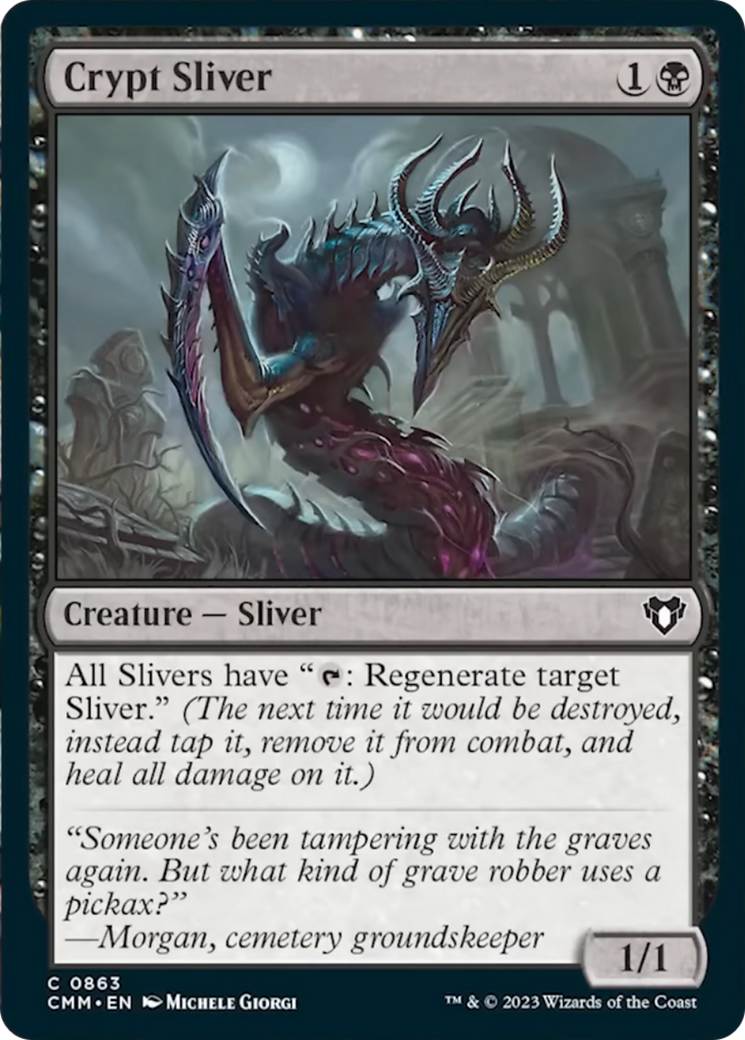 Crypt Sliver [Commander Masters] - Destination Retro