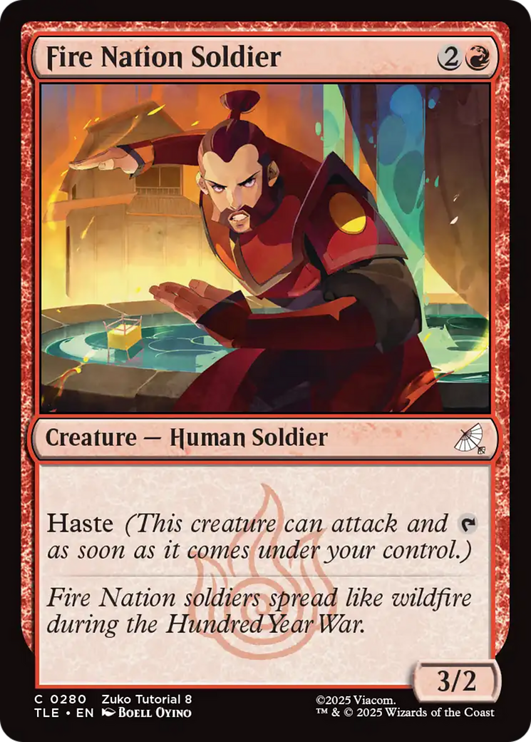 Fire Nation Soldier (0280) [Avatar: The Last Airbender: Eternal-Legal] - Destination Retro