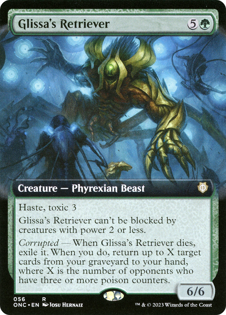 Glissa's Retriever (Extended Art) [Phyrexia: All Will Be One Commander] - Destination Retro