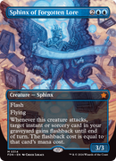 Sphinx of Forgotten Lore (Borderless) [Foundations] - Destination Retro