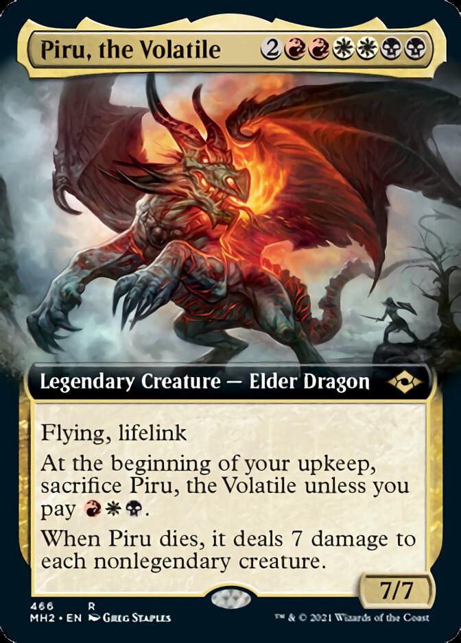 Piru, the Volatile (Extended Art) [Modern Horizons 2] - Destination Retro