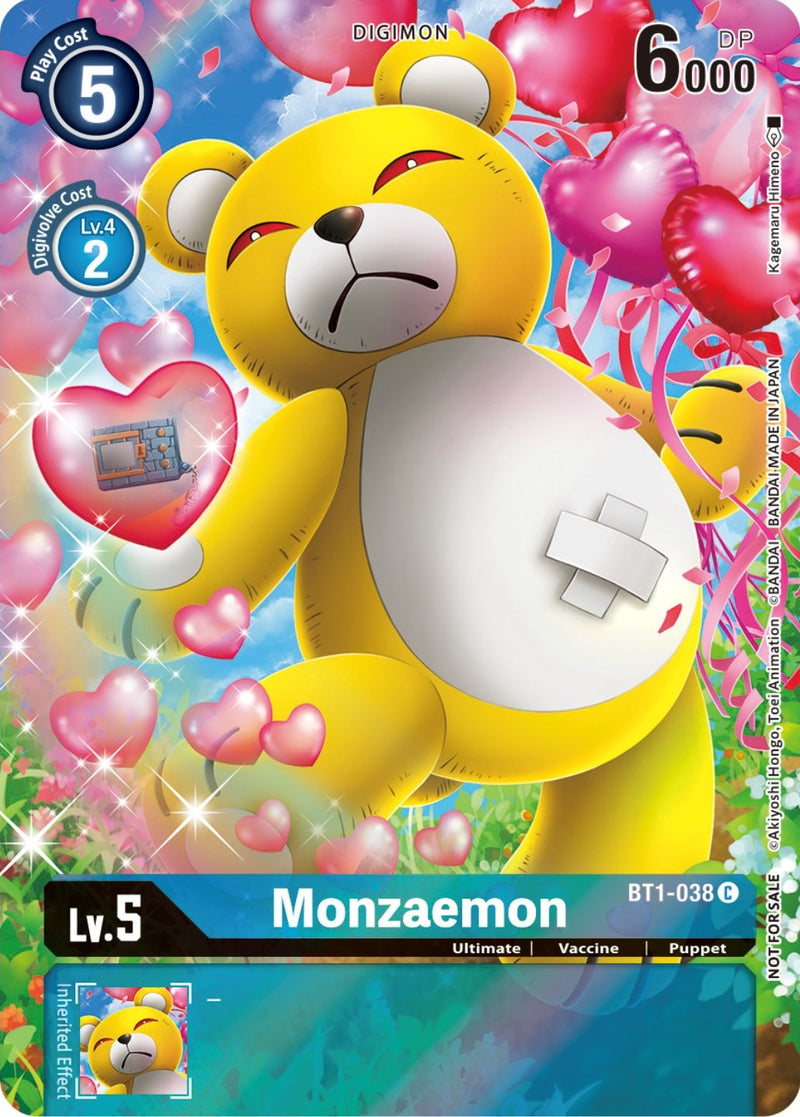 Monzaemon [BT1-038] (25th Special Memorial Pack) [Release Special Booster Promos] - Destination Retro