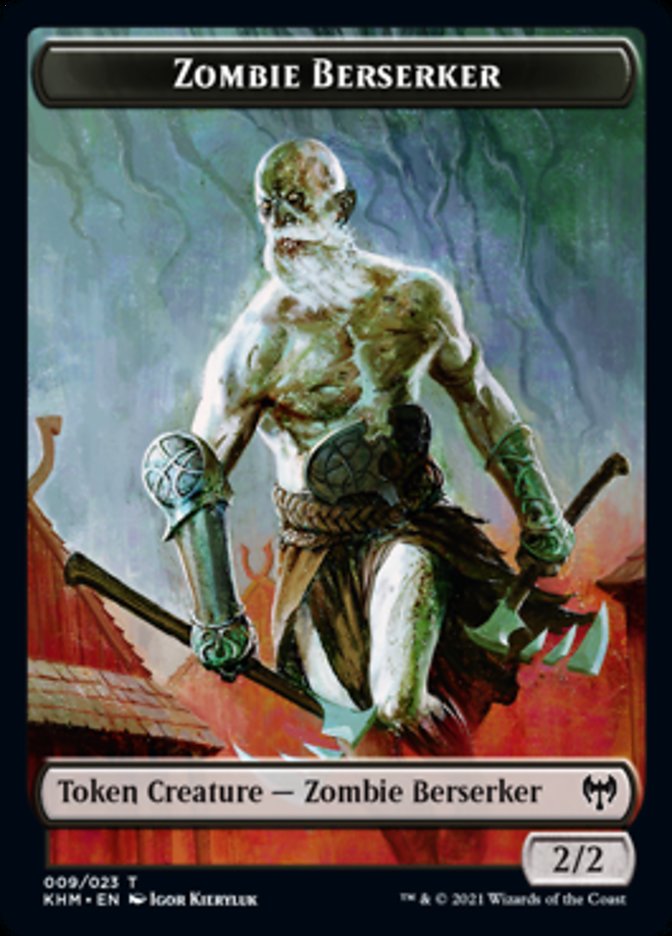 Zombie Berserker Token [Kaldheim Tokens] - Destination Retro