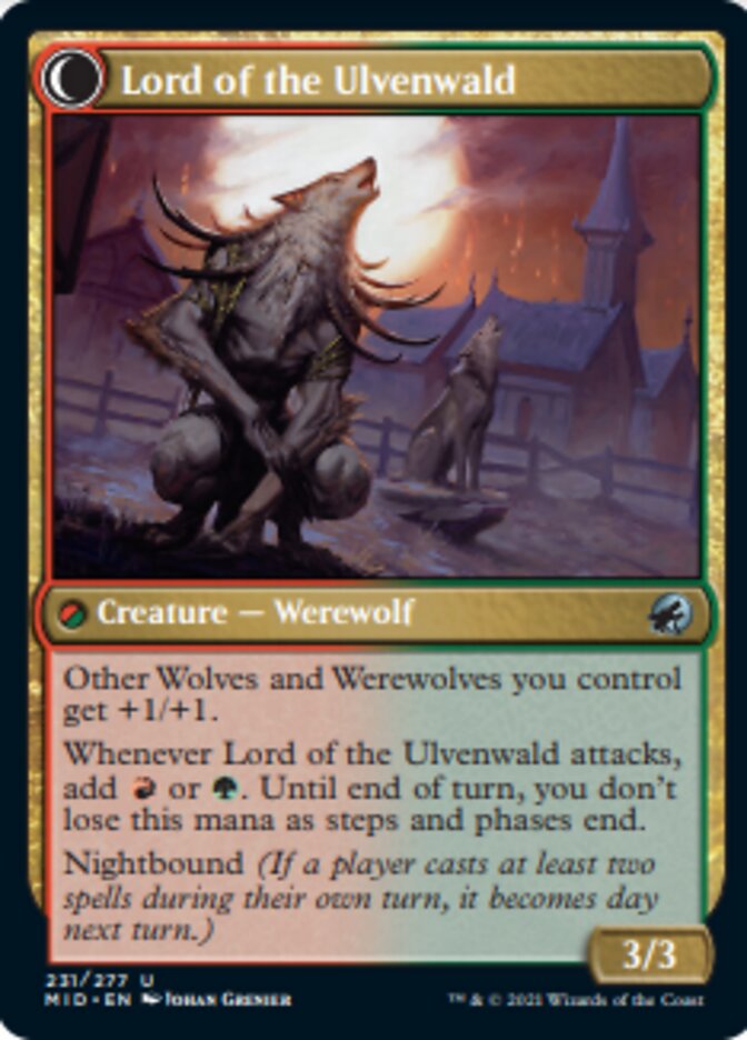 Kessig Naturalist // Lord of the Ulvenwald [Innistrad: Midnight Hunt] - Destination Retro