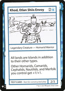 Khod, Etlan Shiis Envoy [Mystery Booster Playtest Cards] - Destination Retro