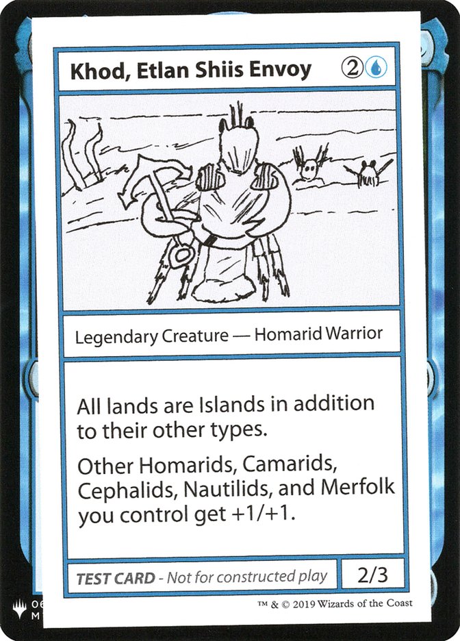 Khod, Etlan Shiis Envoy [Mystery Booster Playtest Cards] - Destination Retro