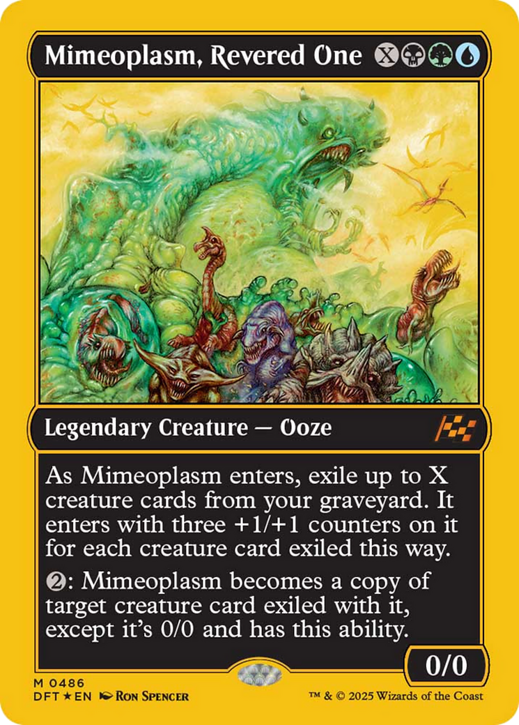 Mimeoplasm, Revered One (First-Place Foil) [Aetherdrift] - Destination Retro