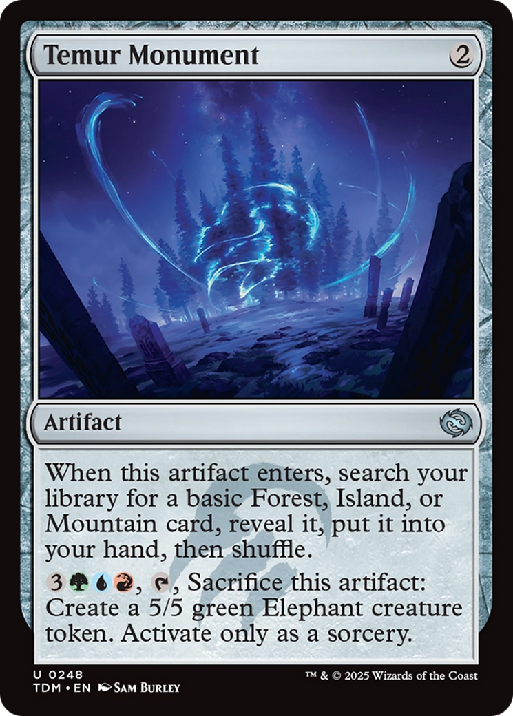 Temur Monument [Tarkir: Dragonstorm] - Destination Retro