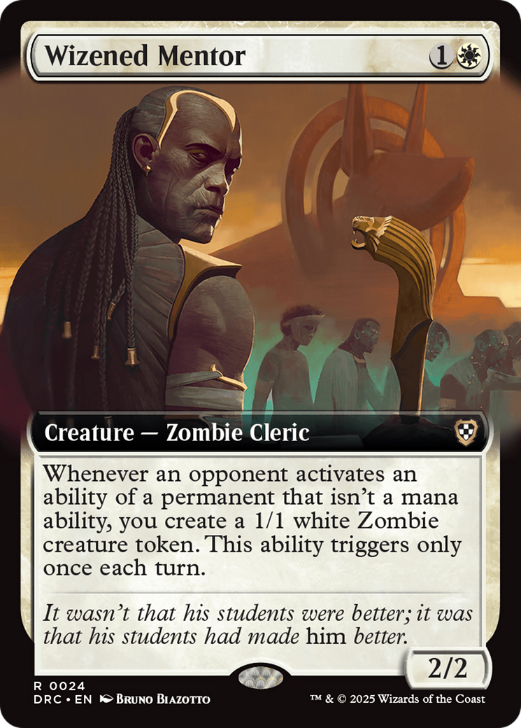 Wizened Mentor (Extended Art) [Aetherdrift Commander] - Destination Retro