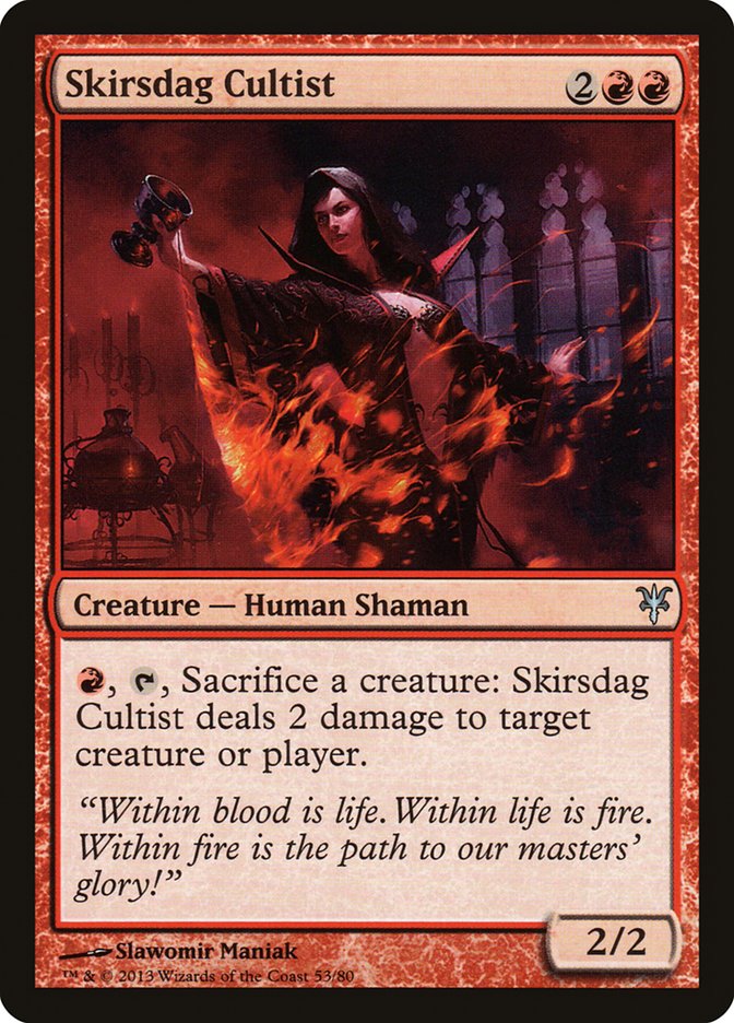 Skirsdag Cultist [Duel Decks: Sorin vs. Tibalt] - Destination Retro