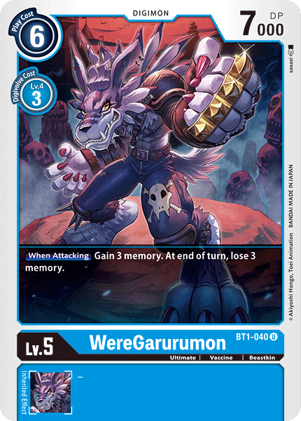 WereGarurumon [BT1-040] [Release Special Booster Ver.1.0] - Destination Retro
