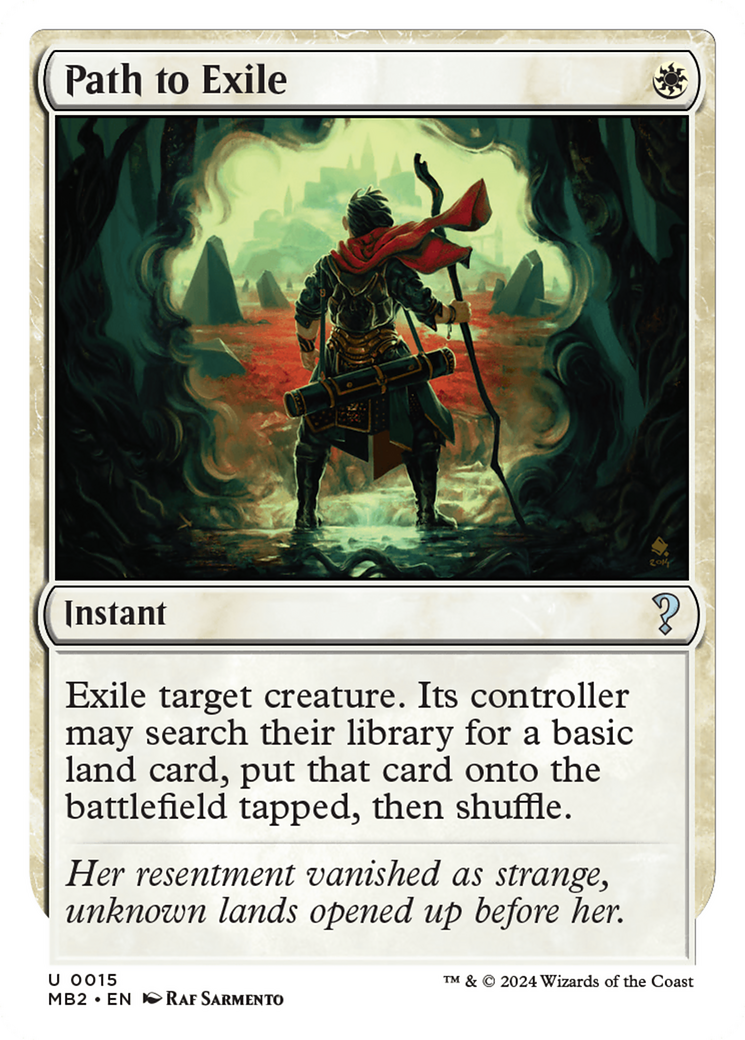 Path to Exile (White Border) [Mystery Booster 2] - Destination Retro