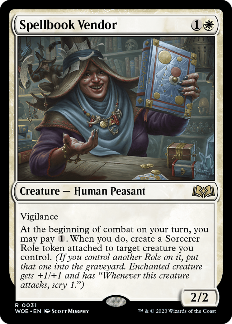 Spellbook Vendor [Wilds of Eldraine] - Destination Retro