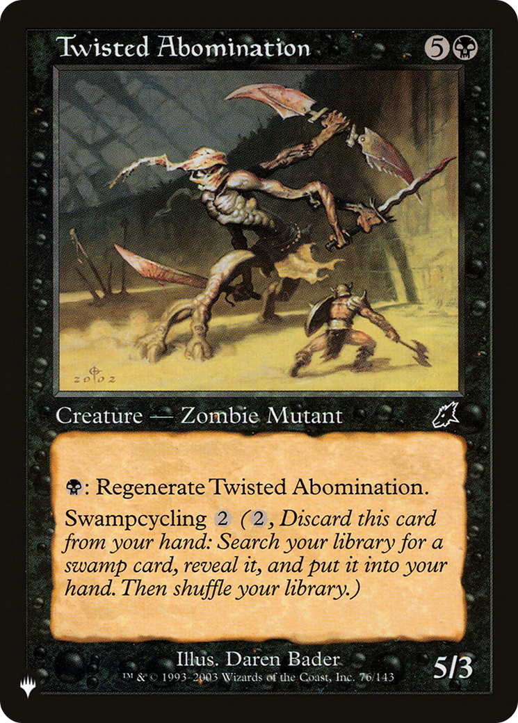 Twisted Abomination [The List Reprints]