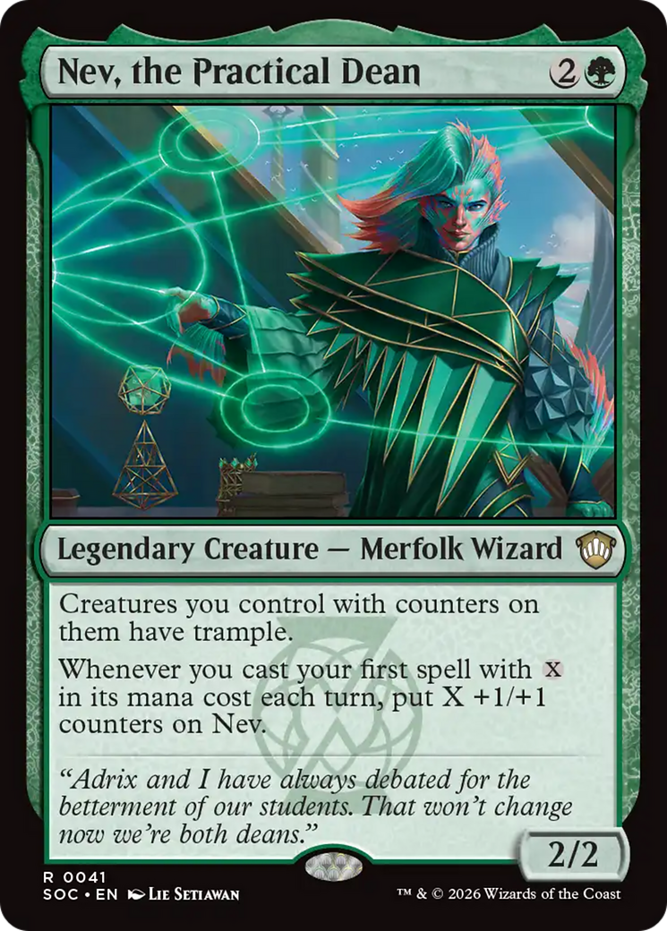 Nev, the Practical Dean [Secrets of Strixhaven Commander] - Destination Retro