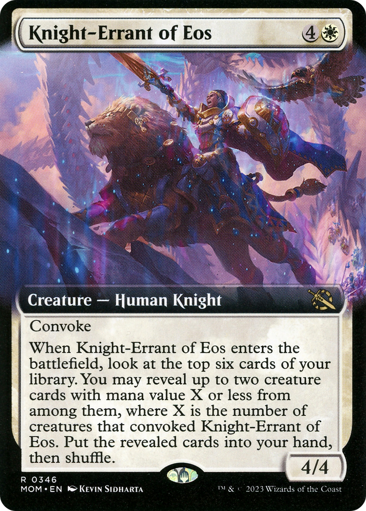 Knight-Errant of Eos (Extended Art) [March of the Machine] - Destination Retro