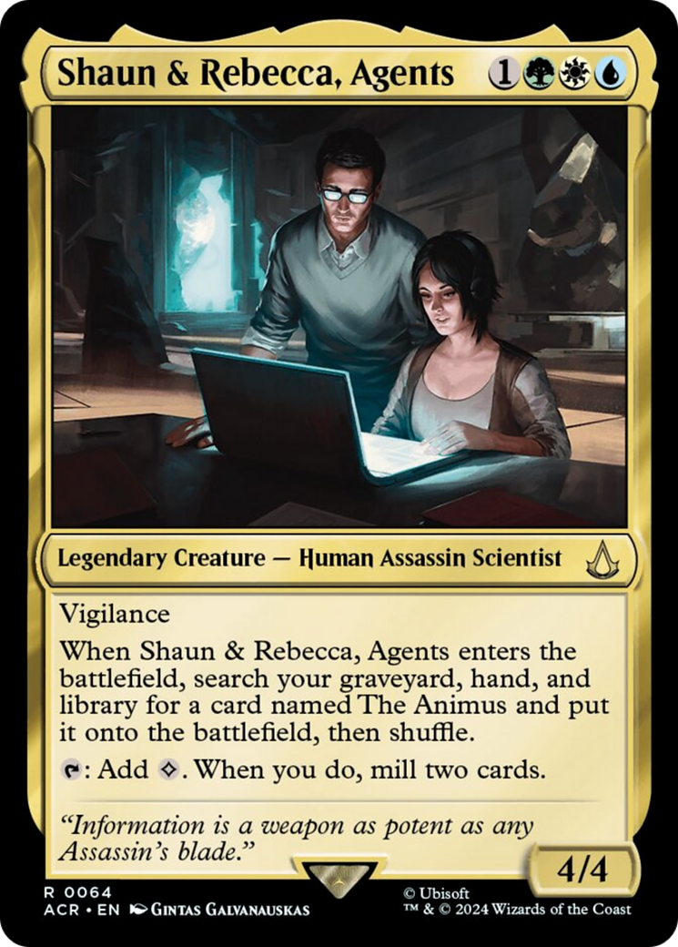 Shaun & Rebecca, Agents [Assassin's Creed] - Destination Retro