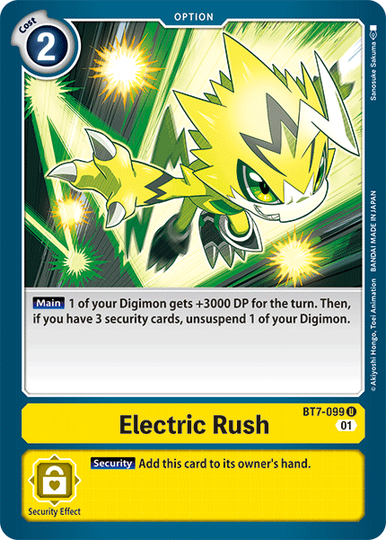 Electric Rush [BT7-099] [Next Adventure] - Destination Retro