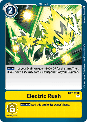Electric Rush [BT7-099] [Next Adventure] - Destination Retro