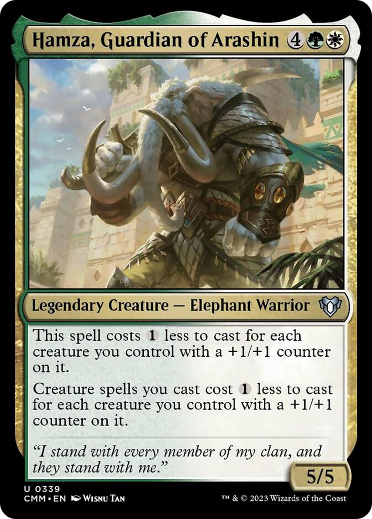 Hamza, Guardian of Arashin [Commander Masters] - Destination Retro