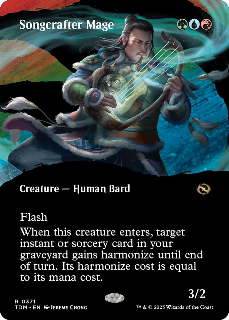 Songcrafter Mage (Borderless) [Tarkir: Dragonstorm] - Destination Retro