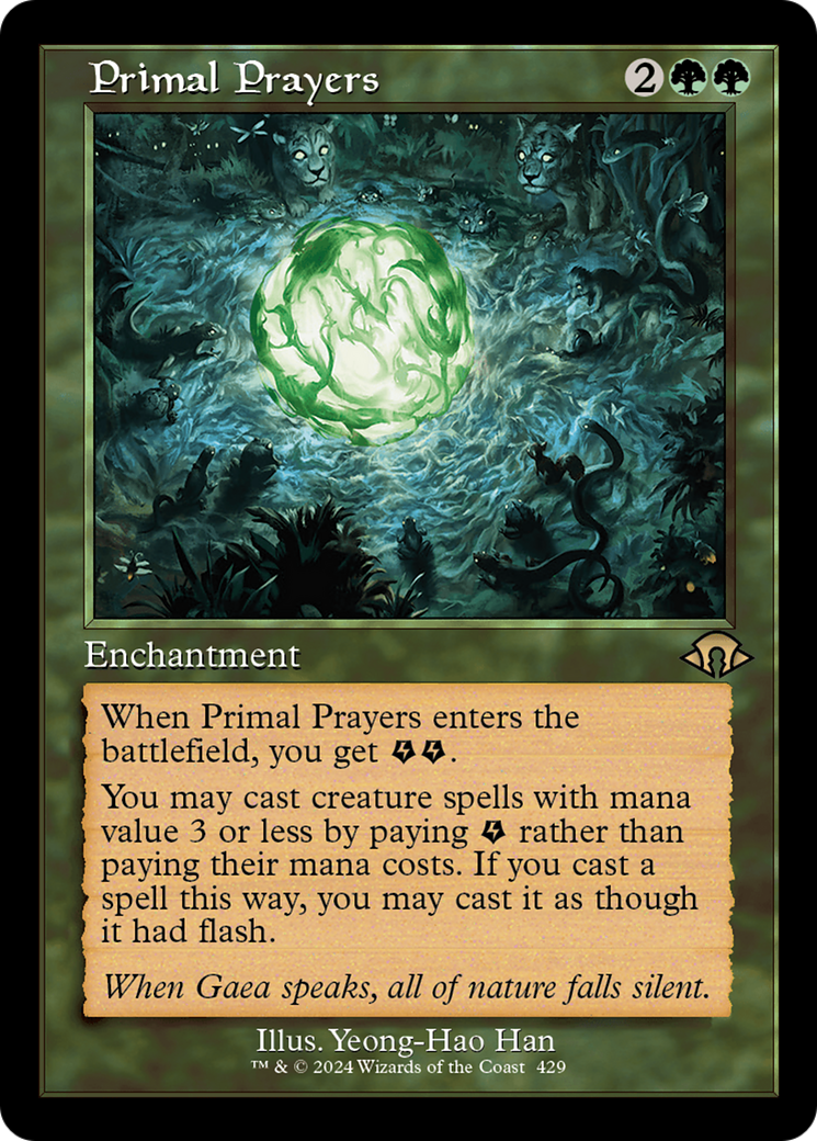 Primal Prayers (Retro) [Modern Horizons 3] - Destination Retro