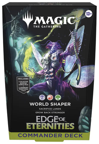 MTG - EDGE OF ETERNITIES - COMMANDER DECK - WORLD SHAPER - Destination Retro