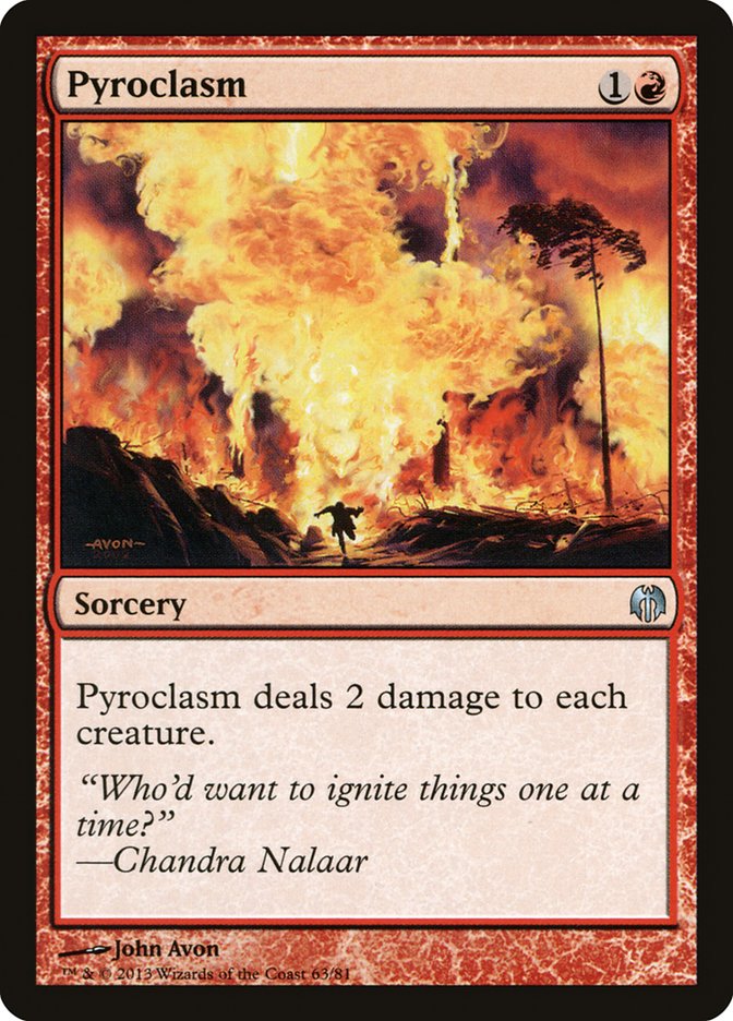 Pyroclasm [Duel Decks: Heroes vs. Monsters] - Destination Retro