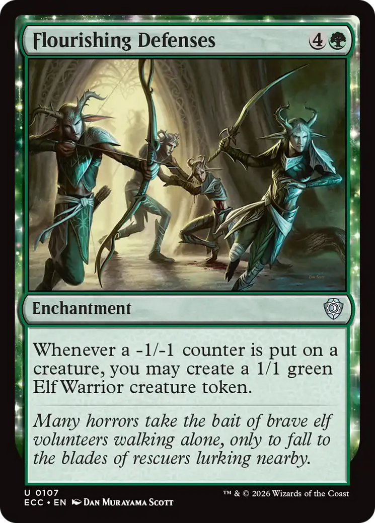 Flourishing Defenses [Lorwyn Eclipsed Commander] - Destination Retro
