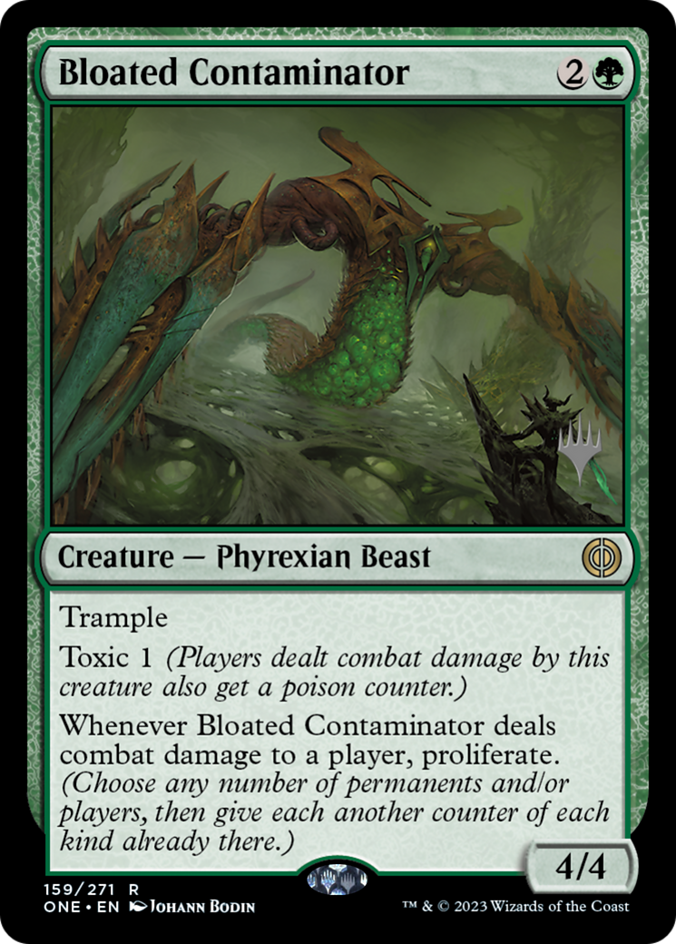 Bloated Contaminator (Promo Pack) [Phyrexia: All Will Be One Promos] - Destination Retro