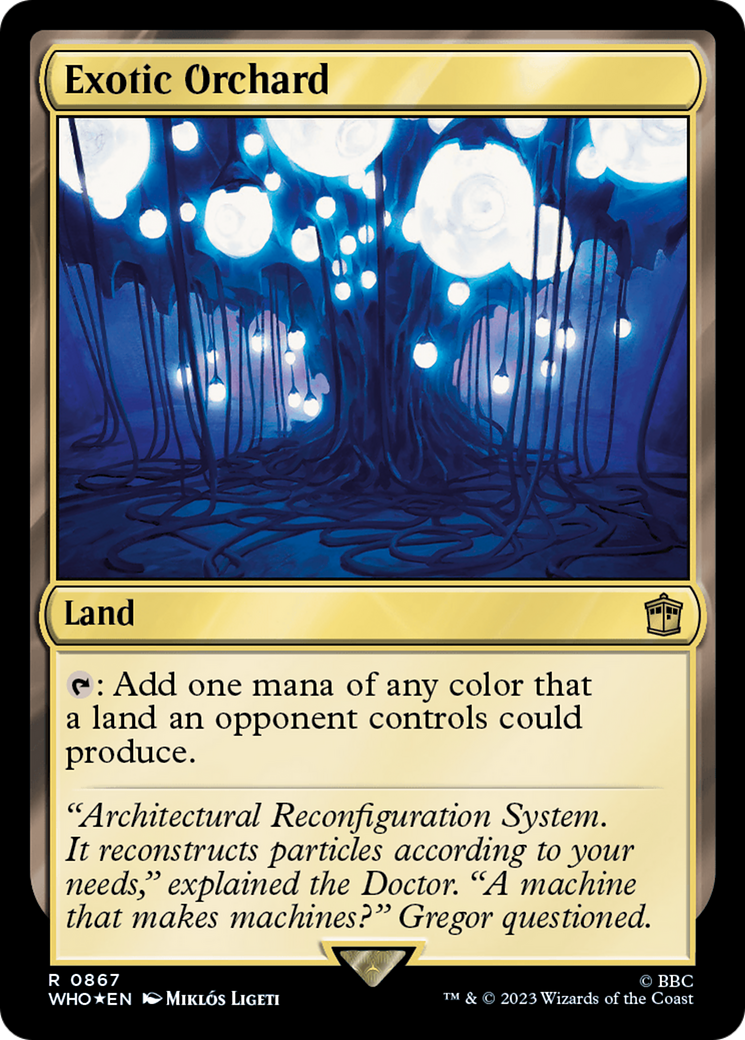 Exotic Orchard (Surge Foil) [Doctor Who] - Destination Retro