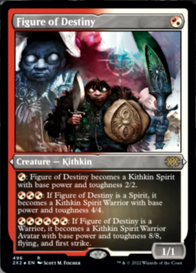 Figure of Destiny (Foil Etched) [Double Masters 2022] - Destination Retro