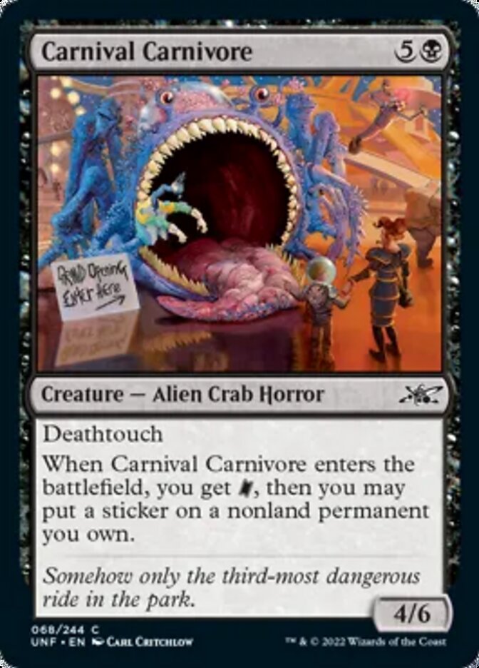 Carnival Carnivore [Unfinity] - Destination Retro
