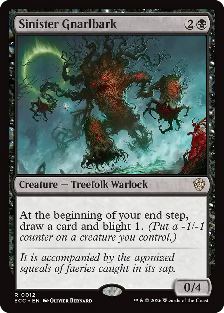 Sinister Gnarlbark [Lorwyn Eclipsed Commander] - Destination Retro