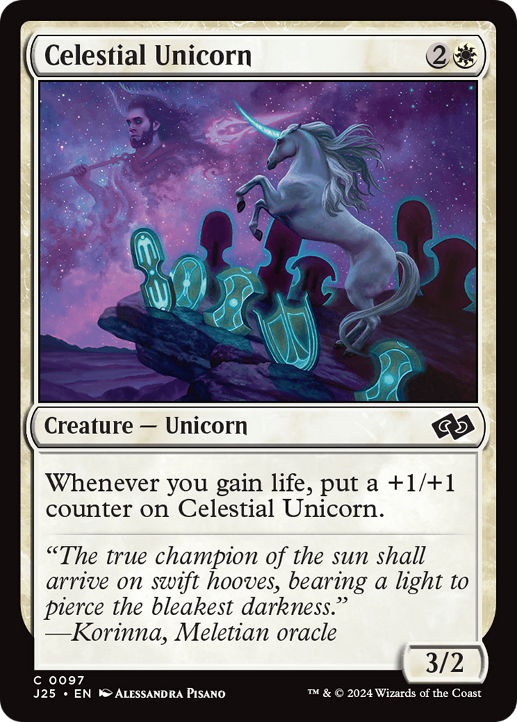 Celestial Unicorn [Foundations Jumpstart] - Destination Retro
