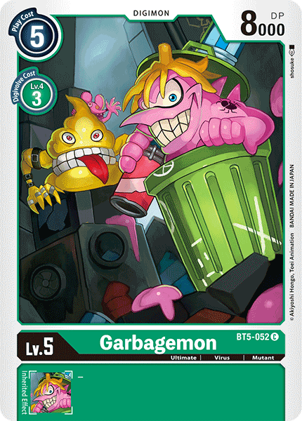 Garbagemon [BT5-052] [Battle of Omni] - Destination Retro