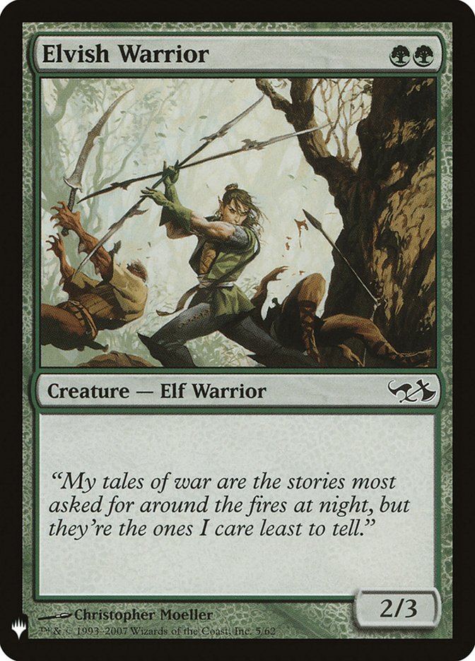 Elvish Warrior [Mystery Booster] - Destination Retro