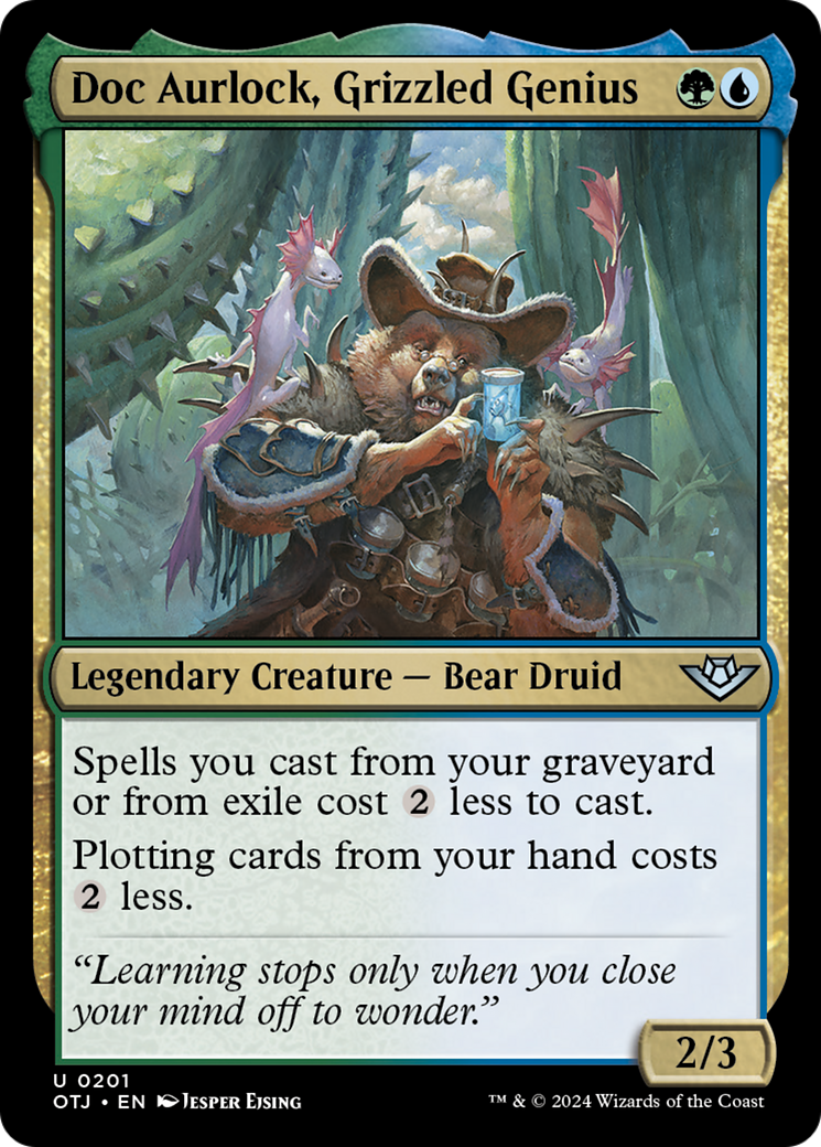 Doc Aurlock, Grizzled Genius [Outlaws of Thunder Junction] - Destination Retro