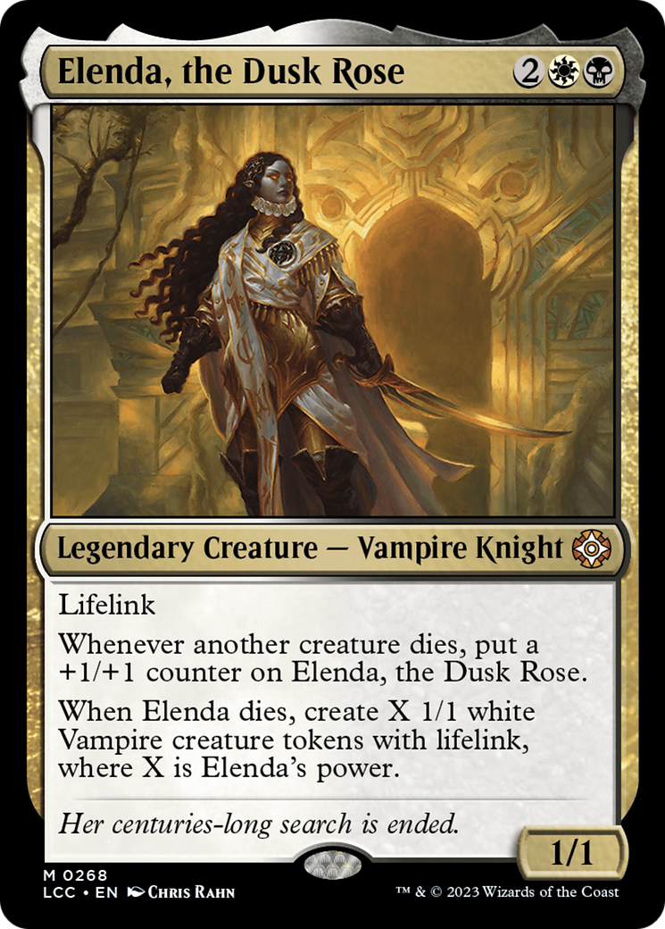 Elenda, the Dusk Rose [The Lost Caverns of Ixalan Commander] - Destination Retro