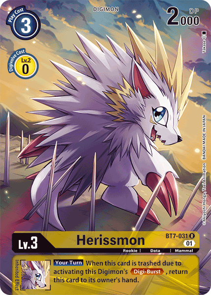 Herissmon [BT7-031] (Alternate Art) [Next Adventure] - Destination Retro