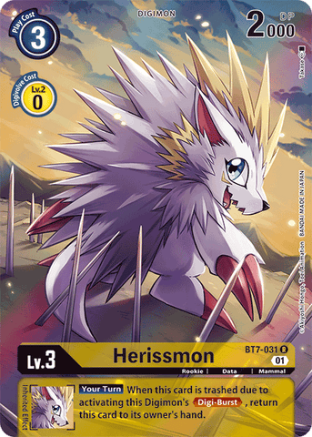 Herissmon [BT7-031] (Alternate Art) [Next Adventure] - Destination Retro